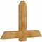 Ekena Millwork Eugene Rough Sawn Timber Gable Bracket, Western Red Cedar, 48"W x 32"H x 4"D x 6"F, 16/12 Pitch GBW048X32X0406EUG00RWR - alternate 3